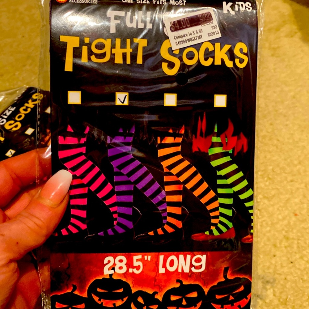 Kids full size tight socks